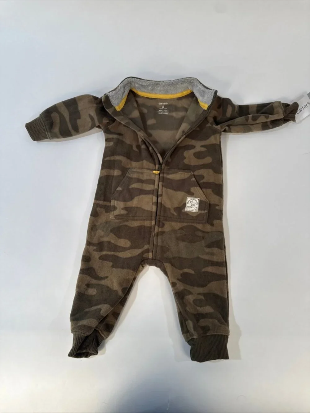 Carter's Camo Fleece Onesie, 6m